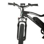 Ecotric UL Certified Rocket Fat Tire Beach Snow Electric Bike - Blue - Image 4