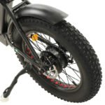 Ecotric 48V Portable and Folding Fat Ebike with LCD Display - Matt Black - Image 8