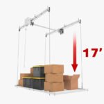 E-Z Storage 4′ x 8′ Retractable Ceiling Storage Garage Lift - Image 3