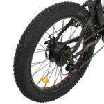 Ecotric Cheetah 26 Fat Tire Beach Snow Electric Bike - Matt Black - Image 3