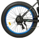 Ecotric UL Certified Rocket Fat Tire Beach Snow Electric Bike - Blue - Image 9