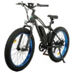 Ecotric UL Certified Rocket Fat Tire Beach Snow Electric Bike - Blue - Image 2