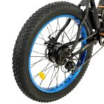 Ecotric UL Certified Rocket Fat Tire Beach Snow Electric Bike - Blue - Image 8
