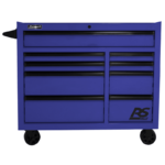 Dark Slate Blue Homak 41" RS Pro 9 Drawer Rolling Cabinet