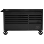 Dark Slate Gray Homak 54" RS Pro 10 Drawer Rolling Cabinet