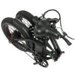 Ecotric 48V Portable and Folding Fat Ebike with LCD Display - Matt Black - Image 4