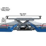 Atlas 12AWFSL Alignment Scissor Lift and RJ-6 Rolling Jack Combo - Image 57