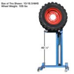 Atlas 180 ATEATTC-AEZWL-2 LB. Capacity Offset Pneumatic Portable Wheel Lift - Image 6