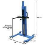 Atlas 180 LB. Capacity Pneumatic Portable Wheel Lift - Image 24