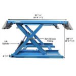 Atlas 7K-Kwik-Bay 7,000 lb Portable Mid-Rise Lift - Image 5