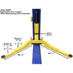 Atlas 9KBPX 9,000 lb Baseplate 2 Post Lift w/ LMA Combo - Image 21