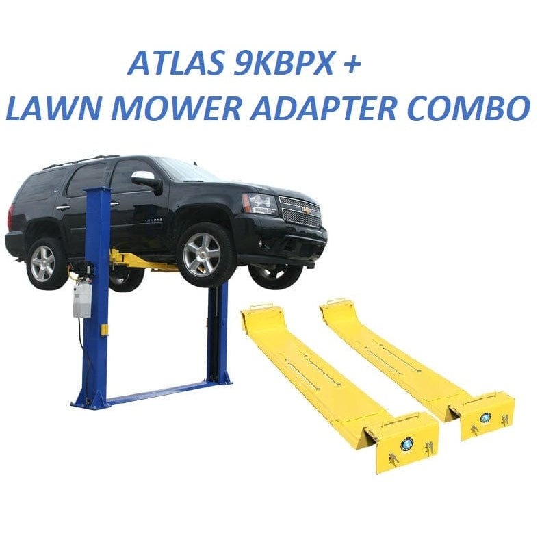 Atlas-9KBPX-Baseplate-Lift-LMA Atlas 9KBPX 9,000 lb Baseplate 2 Post Lift w/ LMA Combo - Image 1