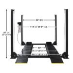 Atlas ALI Certified APEX 8 4 Post Lift + RJ35 Sliding Jacks Combo - Image 5
