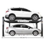 Atlas ALI Certified APEX 8 4 Post Lift + RJ35 Sliding Jacks Combo - Image 2