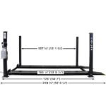 Atlas ALI Certified APEX 8 4 Post Lift + RJ35 Sliding Jacks Combo - Image 6
