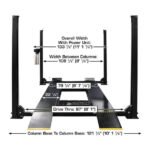 Atlas ALI Certified APEX9 4 Post Lift + RJ6 Rolling Bridge Jacks Combo - Image 5