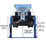 Atlas BP12000X 12,000 lb Baseplate 2 Post Lift - Image 2