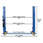 Atlas BP8000 8,000 lb Baseplate 2 Post Lift - Image 6