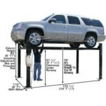 Atlas Garage PRO8000 8,000-lb 4-Post Storage Lift + Pro-Floor 8-Piece Panel Set Combo - Image 6