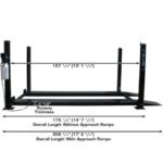 Atlas Garage PRO8000 8,000-lb 4-Post Storage Lift + Pro-Floor 8-Piece Panel Set Combo - Image 9