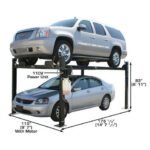 Atlas Garage PRO8000 8,000-lb 4-Post Storage Lift + Pro-Floor 8-Piece Panel Set Combo - Image 2