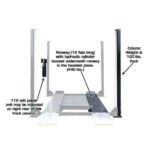 Atlas Garage PRO8000EXT 8,000 lb Extra-Tall 4-Post Lift with Pro-Floor 8-Piece Panel Combo - Image 6