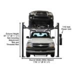 Atlas Garage PRO8000EXT-L 8,000 lb Extra Tall/Extra Long 4-Post Lift - Image 2