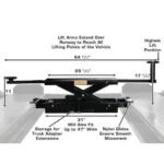 Atlas PRO8000EXT-L 4 Post Lift + RJ35 Sliding Jacks Combo - Image 28