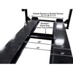 Atlas PRO8000EXT-L 4 Post Lift + RJ35 Sliding Jacks Combo - Image 7