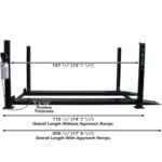 Atlas PRO8000 4 Post Lift + RJ35 Sliding Jacks Combo - Image 9
