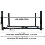 Atlas PRO9000 4 Post Lift + RJ35 Sliding Jacks Combo - Image 9
