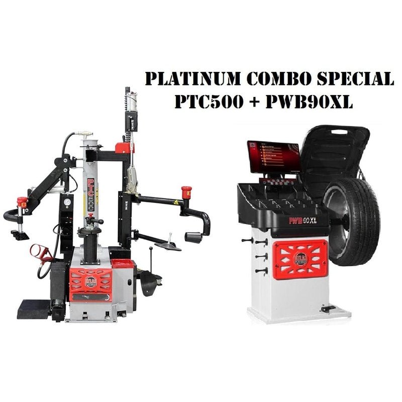 Atlas-PTC500_PWB90XL-Combo Atlas Platinum PTC500 Tire Changer + PWB90XL Wheel Balancer Combo Package - Image 1