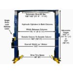 Atlas PV10PX 10,000 lb Overhead 2-Post Lift - Image 6