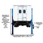 Atlas PV15PX 15,000 lb Overhead 2-Post Lift - Image 3