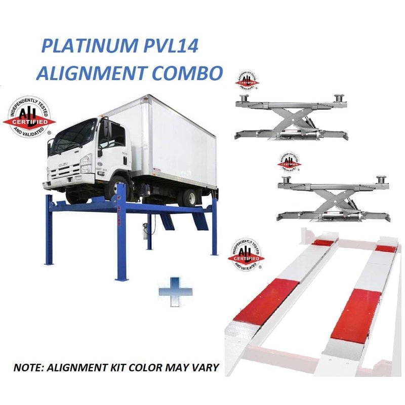 Atlas-PVL14-Post-Lift_RJ7000-_-Alignment-Kit-Combo Atlas Platinum PVL14 4 Post Lift + RJ7000 & Alignment Kit ALI Certified Combo - Image 1
