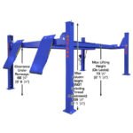 Atlas Platinum PVL14OF-EXT 4 Post Lift + RJ7000 ALI Certified Combo - Image 3