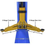 Atlas Platinum PVL9BP ALI Certified 9,000 lb Baseplate 2 Post Lift - Image 5