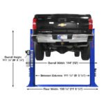 Atlas Platinum PVL9BP ALI Certified 9,000 lb Baseplate 2 Post Lift - Image 2