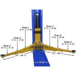 Atlas Platinum PVL9BP ALI Certified 9,000 lb Baseplate 2 Post Lift - Image 6