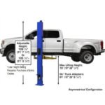 Atlas Platinum PVL10 ALI Certified 10,000 lb Overhead 2 Post Lift - Image 3