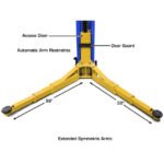 Atlas Platinum PVL12 ALI Certified 12,000 lb Overhead 2 Post Lift - Image 5