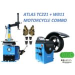 Atlas TC221 Tire Changer + WB11 Motorcycle Wheel Balancer Combo Package