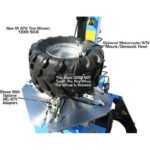 Atlas TC221 Tire Changer + WB11 Motorcycle Wheel Balancer Combo Package - Image 15