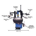 Atlas TC289DAA Tire Changer + WB11 Wheel Balancer Combo Package - Image 4