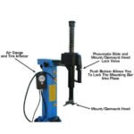 Atlas TC755 Tilt-Back Rim-Clamp Tire Changer w/ Beadblaster - Image 7