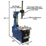 Atlas TC755 Tilt-Back Rim-Clamp Tire Changer w/ Beadblaster - Image 3