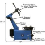 Atlas TC755 Tilt-Back Rim-Clamp Tire Changer w/ Beadblaster - Image 4