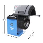 Atlas TC755EZ Tire Changer + WB49-2-PRO Wheel Balancer Combo Package - Image 25