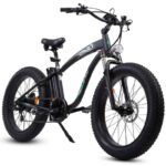 Ecotric UL Certified Hammer Electric Fat Tire Beach Snow Bike - Matt Black - Image 3