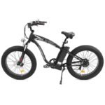 Ecotric UL Certified Hammer Electric Fat Tire Beach Snow Bike - Matt Black - Image 5